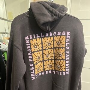 Billabong Gray  Hoodie - Hello Paradise